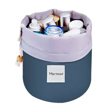 Carica l'immagine nel visualizzatore di Gallery, Mermaid Cosmetici Borsa da Viaggio Beauty Case Portatile blu - Ilgrandebazar