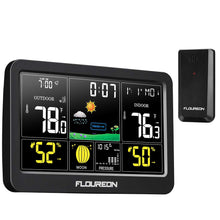 Carica l'immagine nel visualizzatore di Gallery, FLOUREON Stazione Meteorologica Automatica Digitale Wireless Meteo... - Ilgrandebazar