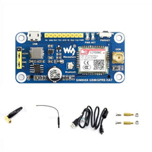Carica l'immagine nel visualizzatore di Gallery, Waveshare gsm/GPRS/Bluetooth Hat for Raspberry Pi SIM800C GSM/GPRS HAT Board - Ilgrandebazar