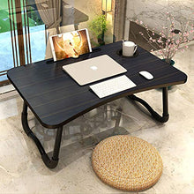 Carica l'immagine nel visualizzatore di Gallery, Tavolo Laptop, per Notebook, Scrivania dormitorio, Dormitorio Nero