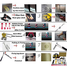 Carica l'immagine nel visualizzatore di Gallery, Mookis Kit Usato per Riparare le Ammaccature Auto, con Martello a...