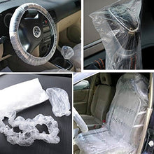Carica l'immagine nel visualizzatore di Gallery, 10 pz Auto Coprisedili Plastica Trasparente Usa e Getta Universale + 10 pz... - Ilgrandebazar