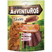 Carica l'immagine nel visualizzatore di Gallery, Adventuros Purina Snack Cane Mini Stick al Gusto Bufal, 6 Buste da 120g...