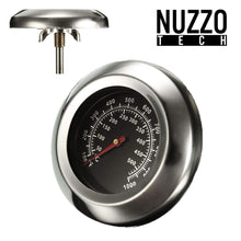 Carica l'immagine nel visualizzatore di Gallery, Nuzzo Tech - Barbecue Termometro Sonda Coperchio Temperatura Nero e Acciao - Ilgrandebazar