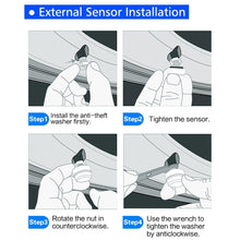 Carica l'immagine nel visualizzatore di Gallery, Sistema di monitoraggio della pressione dei pneumatici wireless per...