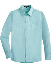 Carica l'immagine nel visualizzatore di Gallery, Spring&amp;Gege Camicia da ragazzo a maniche lunghe, uniforme formale, in twill... - Ilgrandebazar