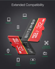 Carica l'immagine nel visualizzatore di Gallery, Scheda MicroSD, BlitzWolf 32GB Memoria, TF Card MicroSDHC con - Ilgrandebazar