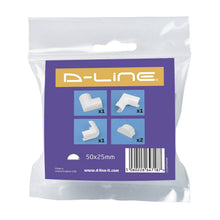 Carica l'immagine nel visualizzatore di Gallery, D-Line CLOAP5025W Accessori a Scatto - 50mm (P) x a Scatto, Bianco - Ilgrandebazar