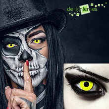 Carica l'immagine nel visualizzatore di Gallery, Designlenses Giallo Totalmente Lenti a Contatto Colorate Gialle per giallo - Ilgrandebazar