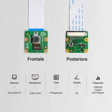 Carica l'immagine nel visualizzatore di Gallery, LABISTS Raspberry Pi Official Camera Module V2 8Mp, IMX219 Sensore V2.0 - Ilgrandebazar