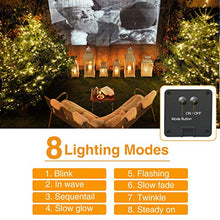 Carica l'immagine nel visualizzatore di Gallery, [2 Pacchi] Catena Luminosa Esterno Solare, Hepside 12m 120 LED Luci Solari...
