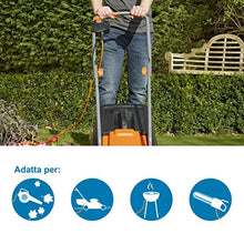 Carica l'immagine nel visualizzatore di Gallery, Electraline 49235 Prolunga Giardino con Avvolgicavo Spina e Presa 40 m