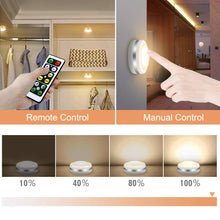 Carica l'immagine nel visualizzatore di Gallery, Luci Armadio Luce Notturna Lampada LED Bawoo 6PCS Bianco Caldo - Ilgrandebazar