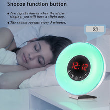 Carica l'immagine nel visualizzatore di Gallery, Wake-Up Light con Effetto Alba, Radiosveglia Luce Notturna 7 Colori, 6639 - Ilgrandebazar