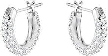 Carica l'immagine nel visualizzatore di Gallery, Swarovski Orecchini Stone, Bianco, Placcatura Rodio