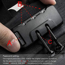 Carica l'immagine nel visualizzatore di Gallery, WAWJ Unisex Multiuso Antifurto Zaino con Porta USB, per PC Nero