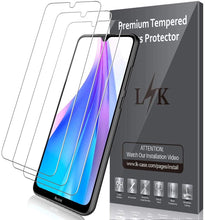 Carica l'immagine nel visualizzatore di Gallery, LK Pellicola Protettiva per Xiaomi Redmi Note 8T Vetro Temperato,[3 Pezzi] [9H Durezza] Protezione Schermo Screen Protector Pellicola per Redmi Note 8T