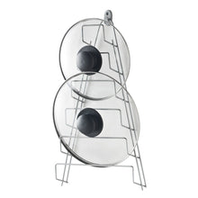 Carica l'immagine nel visualizzatore di Gallery, Metaltex Mango - Porta coperchi a 6 posti, 7 PORTA COPERCHI VERTICALE, Grigio - Ilgrandebazar