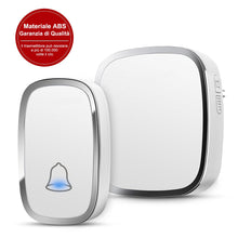 Carica l'immagine nel visualizzatore di Gallery, YYQ Campanello Senza Fili da Esterno Impermeabile IP44, Wireless Bianco - Ilgrandebazar