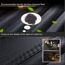 Carica l'immagine nel visualizzatore di Gallery, EverFabulous 1 PCS PU Cuoio bambù Stuoia del Rilievo Cuscino della Nero - Ilgrandebazar