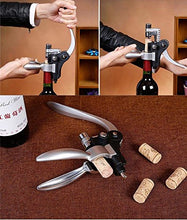 Carica l'immagine nel visualizzatore di Gallery, Set Apribottiglie,Smaier Cavatappi a Coniglio, Kit Accessori per Of 9 - Ilgrandebazar