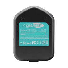 Carica l'immagine nel visualizzatore di Gallery, Creabest 12V 3000mAh Ni-MH Batteria Sostitutiva per HITACHI EB 1212S EB... - Ilgrandebazar