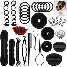 Carica l'immagine nel visualizzatore di Gallery, Accessori Per Capelli,25 Tipi set di acconciature Hair Styling black one - Ilgrandebazar