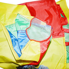 Carica l'immagine nel visualizzatore di Gallery, Sonyabecca Paracadute Ludico Arcobaleno 'con 9 Manici,Diametro: 200 Cm - Ilgrandebazar