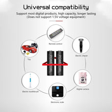 Carica l'immagine nel visualizzatore di Gallery, Batterie AA Stilo POWEROWL 2800mAh ad Alta 12 Pile, Ricaricabili - Ilgrandebazar