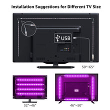 Carica l'immagine nel visualizzatore di Gallery, LE Striscia LED RGB 2m 5050 SMD, Luminosa USB TV RGB, - Ilgrandebazar