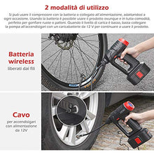 Carica l'immagine nel visualizzatore di Gallery, LOETAD Compressore Portatile per Auto 120 PSI 20L/Min Handheld - Ilgrandebazar