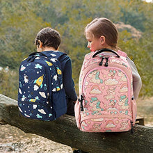 Carica l'immagine nel visualizzatore di Gallery, Zaino Unicorno Zaini Ragazza Bambina Backpack Set per la Scuola 1-rosa