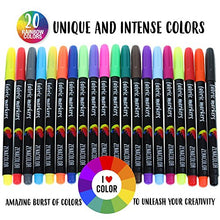 Carica l'immagine nel visualizzatore di Gallery, 20 Pennarelli per Tessili e Tessuto da Zenacolor - Non Multicolore - Ilgrandebazar