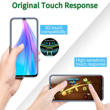 Carica l'immagine nel visualizzatore di Gallery, QHOHQ Vetro Temperato per Xiaomi Redmi Note 8T, 3 Pezzi
