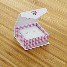 Carica l'immagine nel visualizzatore di Gallery, In argento sterling 925, con vite, posteriore piccolo cuore orecchini per... - Ilgrandebazar