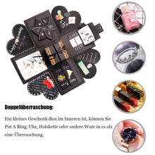 Carica l'immagine nel visualizzatore di Gallery, OUME Explosion Box Scrapbook Creative DIY Photo Album Creativo Nero - Ilgrandebazar