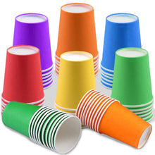 Carica l'immagine nel visualizzatore di Gallery, Bicchieri di carta usa e getta per feste, 255 ml, 9 Ounce, Colour - Ilgrandebazar