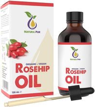 Carica l'immagine nel visualizzatore di Gallery, Olio di Rosa Mosqueta Puro al 100% - 120ml - Certificato BIOLOGICO - 120 ml