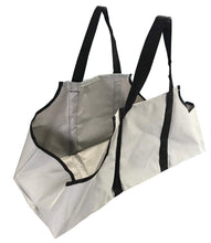 Carica l'immagine nel visualizzatore di Gallery, Selections - Borsa porta legna in tela, impermeabile, con doppio manico - Ilgrandebazar
