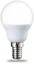 Carica l'immagine nel visualizzatore di Gallery, AmazonBasics Lampadina LED E14 a Sfera, P45, Confezione da 6, Bianco Caldo - Ilgrandebazar