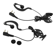 Carica l'immagine nel visualizzatore di Gallery, Proster 2pz Auricolari Cuffie con Microfono per Walkie Earphones, Black - Ilgrandebazar
