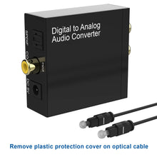 Carica l'immagine nel visualizzatore di Gallery, Convertitore DAC, Adattatore Audio Digitale Ottico SPDIF a RCA Analogico L/R... - Ilgrandebazar