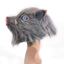 Carica l'immagine nel visualizzatore di Gallery, Mesky Demon Slayer Hashibira Inosuke Maschera Pig Taglia unica, Come Mostra - Ilgrandebazar