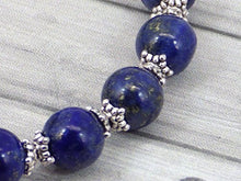 Carica l'immagine nel visualizzatore di Gallery, Bracciale da donna Thurcolas in argento placcato Lapis Lazuli della gamma... - Ilgrandebazar