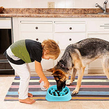Carica l'immagine nel visualizzatore di Gallery, Decyam Ciotola Cani Mangiare Lento, Distributore di Cibo blue 1 - Ilgrandebazar