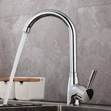 Carica l'immagine nel visualizzatore di Gallery, GAVAER Rubinetto per Cucina, Girevole a 360°Miscelatore Cucina Cromato E-6057