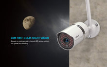 Carica l'immagine nel visualizzatore di Gallery, ieGeek Telecamera di Sorveglianza 1080P WiFi Esterno con Bianco - Ilgrandebazar