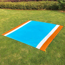 Carica l'immagine nel visualizzatore di Gallery, YZCX Coperta da Picnic Spiaggia Extra Grande 210x200cm Arancione-200x250cm