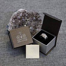 Carica l'immagine nel visualizzatore di Gallery, Energy Stone, "ANGEL", anello da meditazione con 5 filature esterne e gambo... - Ilgrandebazar