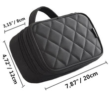Carica l'immagine nel visualizzatore di Gallery, Trousse Make Up, Borsa Cosmetica, ONEGenug Up 20 * 12 * 8 cm Nero - Ilgrandebazar